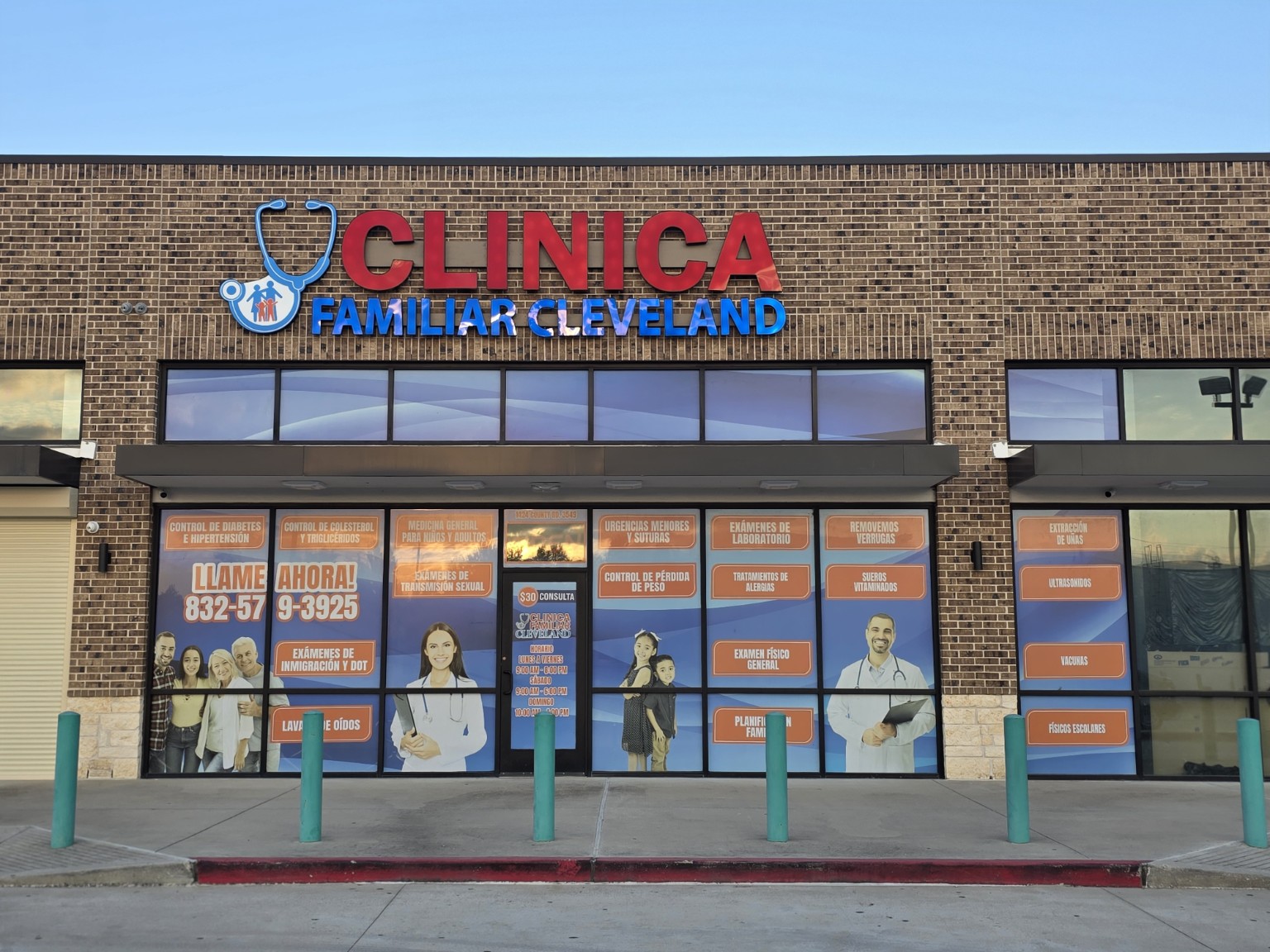 Fachada de Clínica Familiar Cleveland